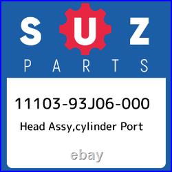 11103-93J06-000 Suzuki Head assy, cylinder port 1110393J06000, New Genuine OEM Pa
