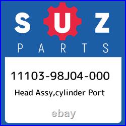 11103-98J04-000 Suzuki Head assy, cylinder port 1110398J04000, New Genuine OEM Pa
