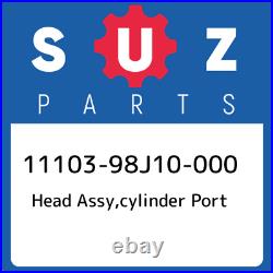 11103-98J10-000 Suzuki Head assy, cylinder port 1110398J10000, New Genuine OEM Pa