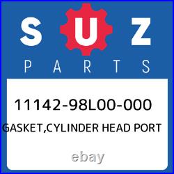 11142-98L00-000 Suzuki Gasket, cylinder head port 1114298L00000, New Genuine OEM