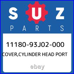 11180-93J02-000 Suzuki Cover, cylinder head port 1118093J02000, New Genuine OEM P