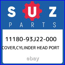 11180-93J22-000 Suzuki Cover, cylinder head port 1118093J22000, New Genuine OEM P
