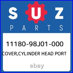 11180-98J01-000 Suzuki Cover, cylinder head port 1118098J01000, New Genuine OEM P