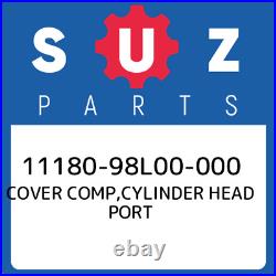 11180-98L00-000 Suzuki Cover comp, cylinder head port 1118098L00000, New Genuine