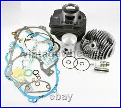 5 Port Cylinder Kit Piston Rings Head Gasket Fit For Vespa PX LML 150 Scooters