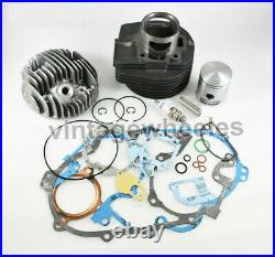 5 Port Cylinder Kit Piston Rings Head Gasket Fit For Vespa PX LML 150 Scooters