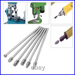 6pcs Carbide Burrs Set Lengthen Tungsten Solid Rotate Cylinder Head Porting Kit