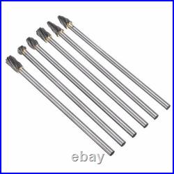 6x Tungsten Carbide Aluminum Porting Polishing tool Kit Cylinder Head Porting