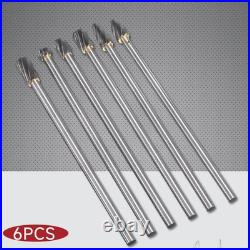 6x Tungsten Carbide Aluminum Porting Polishing tool Kit Cylinder Head Porting