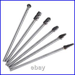 6x Tungsten Carbide Aluminum Porting Polishing tool Kit Cylinder Head Porting