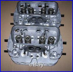 A Pair of Cylinder heads VW 1600cc air cooled Twin port up to 1979 complete