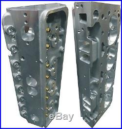 Complete CNC Ported Aluminum Cylinder Heads Small Block Chevy. 550 Lift