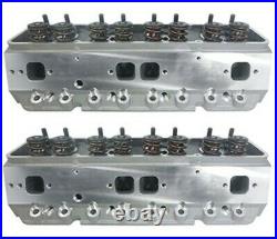 Complete CNC Ported Aluminum Cylinder Heads Small Block Chevy. 660 Lift Roller