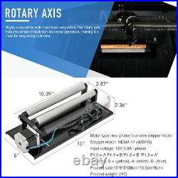 Cylinder Rotary Axis Attachment for CO2 Laser Engraver Cutter Engraving Machine