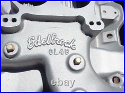 Edelbrock OL4B Aluminum Intake Modified For Oldsmobile 350 403 with Big Port Heads