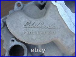 Edelbrock Performer 2-O Big Block Chevy Aluminum Intake 2161 396 427 454 BBC WOW