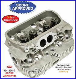 Empi 98-1356-b Stock Dual Port Cylinder Head Complete 14mm 1/2 Vw Air Cool Bug