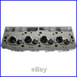 For BBC Chevy 454 Rectangle Port Bare Aluminum Cylinder Head 124cc 345cc 2 Set