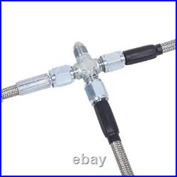 For GM LS LS1 LS3 4.8 5.3 Cylinder Head Coolant Steam 4 Port Crossover Hose Kit