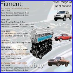 For Toyota 4runner 2.7 94-04 3RZ-FE Long Block Engine Assembly 4 & 8 Port Intake