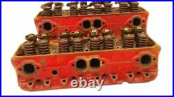 GM 340292 CHEVY SBC TURBO ANGLE PLUG 2.02 CYLINDER HEADS PAIR ORIGINAL Excellent