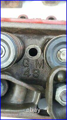 GM 340292 CHEVY SBC TURBO ANGLE PLUG 2.02 CYLINDER HEADS PAIR ORIGINAL Excellent