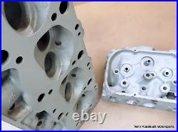 GM 6272292 BBC Oval Port BARE Cast Iron Cylinder Heads, Dated F-1/2-1972
