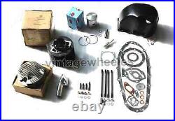 LAMBRETTA GP-LI-SX-TV CONVERSION 190 cc CAST IRON CYLINDER KIT POLISHED PORT SIL