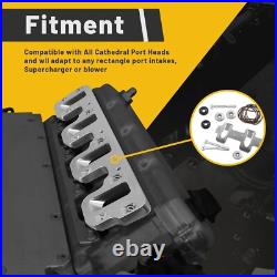 LS1 Cathedral Port Cylinder Head to LS3 LSA ZL1 CTS-V Rectangle Billet Intake