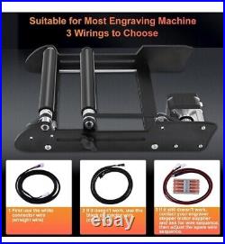 Laser Rotary Roller Laser Engraver Y-Axis Rotary Roller For Cylinder Objects