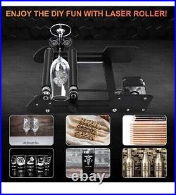 Laser Rotary Roller Laser Engraver Y-Axis Rotary Roller For Cylinder Objects