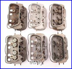 Lot of 6 Cylinder Head Cores 71-79 VW Beetle Bug Aircooled Dual Port Genuine