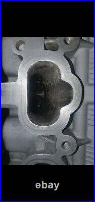 Mitsubishi Evo cylinder head, mild porting, upgraded springs + oversized valve