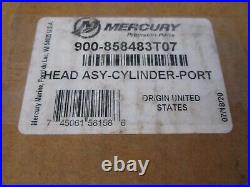 NEW OEM 0720 Mercury Quicksilver PORT Cylinder Head Assembly 900-858483T07