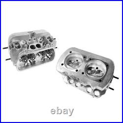 NEW PAIR VW 1600 DUAL PORT CYLINDER HEADS withDUAL SPRINGS 85mm BORE