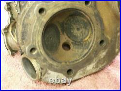OEM early large port Knucklehead cylinder head, complete, no damage or repairs