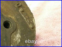 OEM early large port Knucklehead cylinder head, complete, no damage or repairs