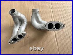 Vw 1.3 1.5 Bus Beetle Bug air cooled engine twin port inlet manifold ends Pair